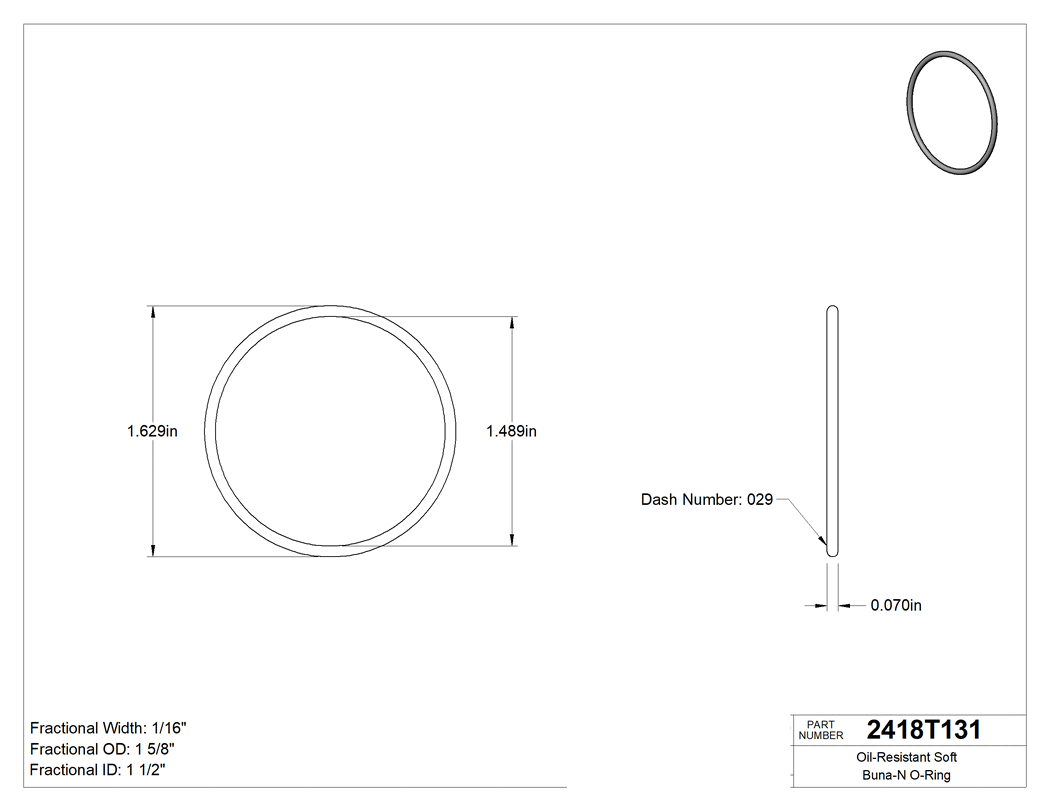 Technical drawing - 2418T131